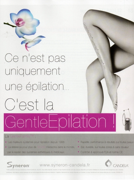 Epilation laser Perfect Beauty Et&eacute; 2013